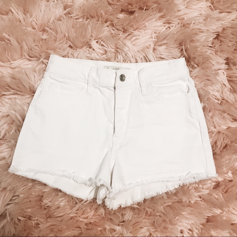 High-Waisted Denim Shorts